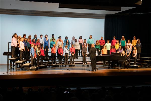 2023 All County Chorus Students Performing